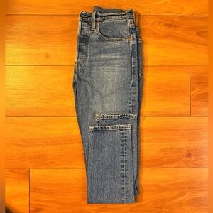Womens Levi’s 501 in Medium Blue Wash